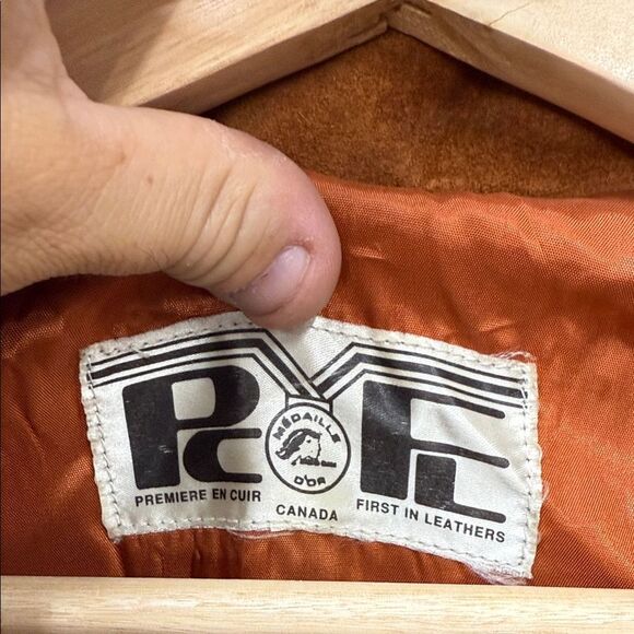 Vintage Made in Canada Brown Suede Fringe Jacket - Picture 2 of 3